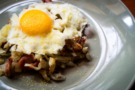 Meal potato plate photo