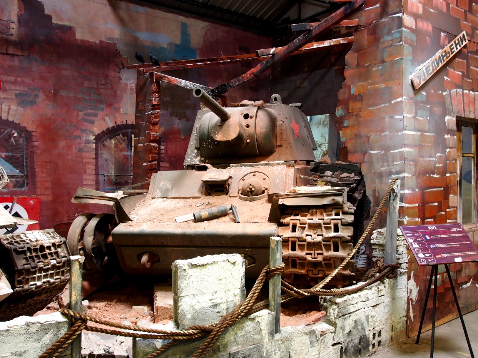 KV1 in the Musée des Blindés, France