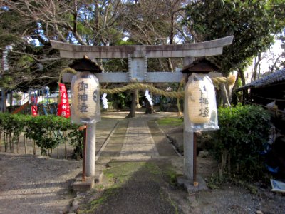 Kuwada-jinja (Shinochō umahori, Kameoka) torii