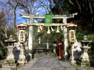 Kuwada-jinja (Shinochō yamamoto, Kameoka) torii