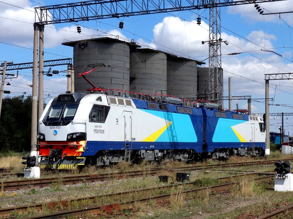 KZ8A-0022, Kazakhstan, Karaganda region, Karaganda-Sorting station (Trainpix 140938)