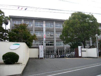 Kyoto-yawata high school north campus in Japan