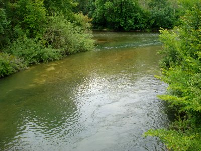 L'Ource à son confluence avec la Seine à Merrey-sur-Arce
