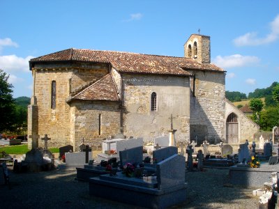 L'Hôpital-d'Orion (Pyr-Atl, Fr) église et cimetière