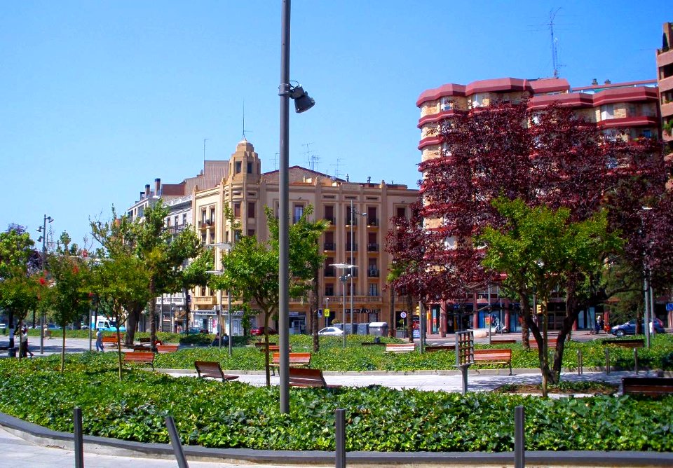 Lérida - Plaza de Cervantes