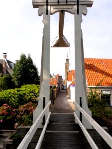 Kwakelbrug met speeltoren Edam
