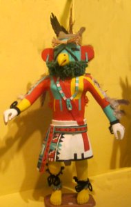 Kwahu (eagle) kachina, Arizona, Hopi people, Honolulu Museum of Art