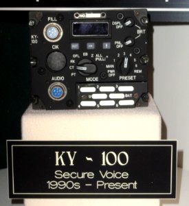 KY-100 Secure Voice Equipment, 1990s onward - National Cryptologic Museum - DSC08020