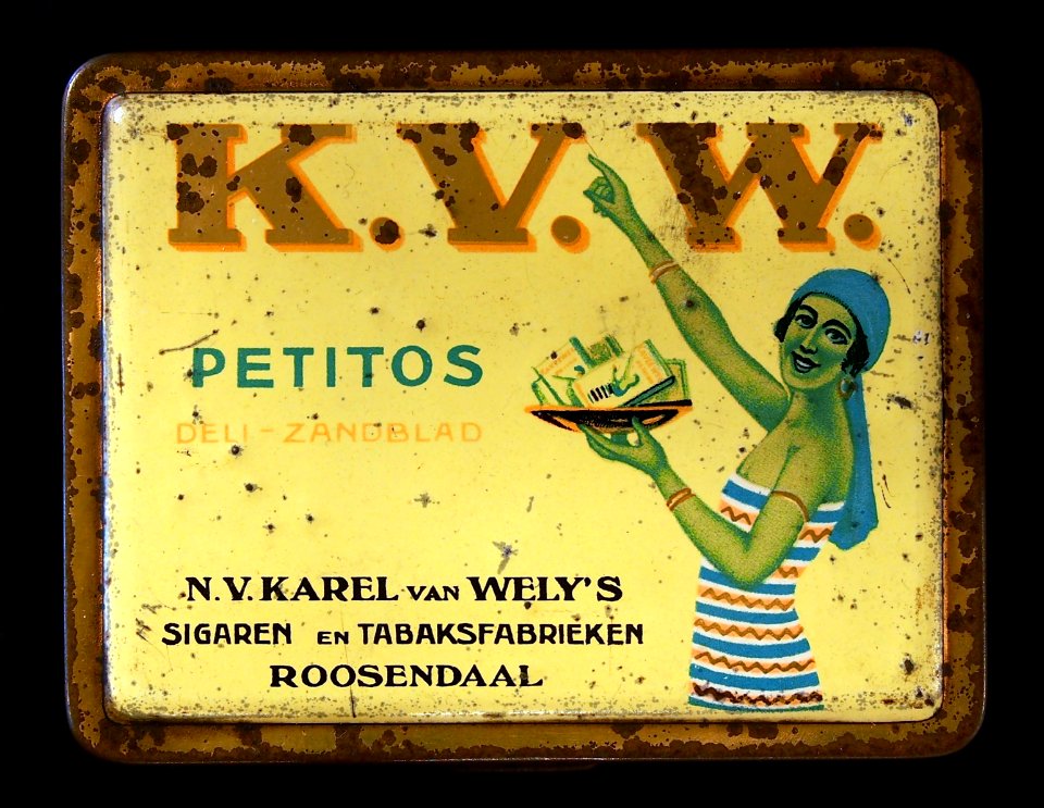 KVW Petitos cigaren blikje ,foto1
