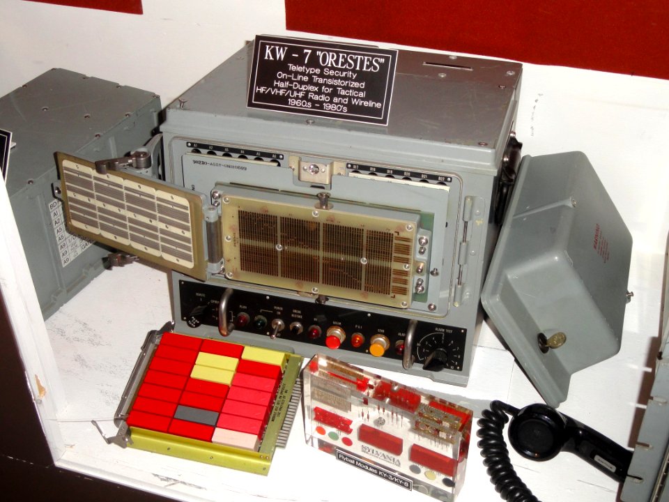 KW-7 ORESTES Teletype Security Device, 1960s to 1980s - National Cryptologic Museum - DSC08017