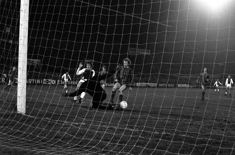 Kwartfinale Europacup, Ajax tegen Bayern Munchen , spelmomenten, Bestanddeelnr 926-2677
