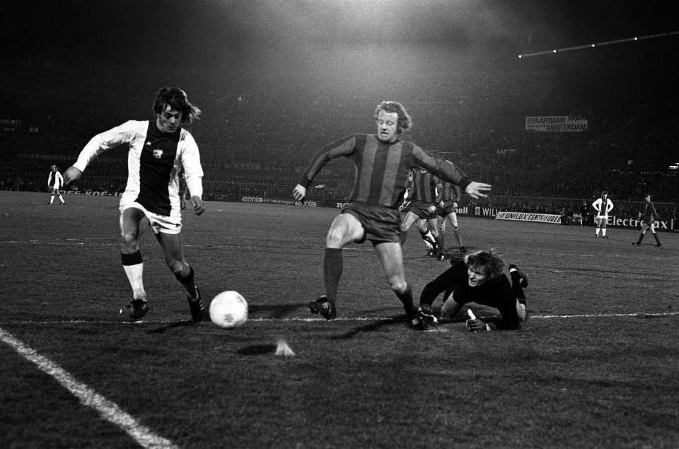 Kwartfinale Europacup, Ajax tegen Bayern Munchen , spelmomenten, Bestanddeelnr 926-2675