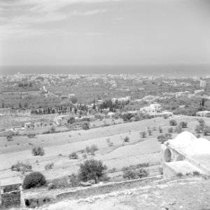 Kuststreek aan de Middelandse Zee nabij Saida, zicht naar het Noorden, Bestanddeelnr 255-6288