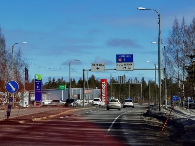 Kuusamontie Pudasjärvi 20210403