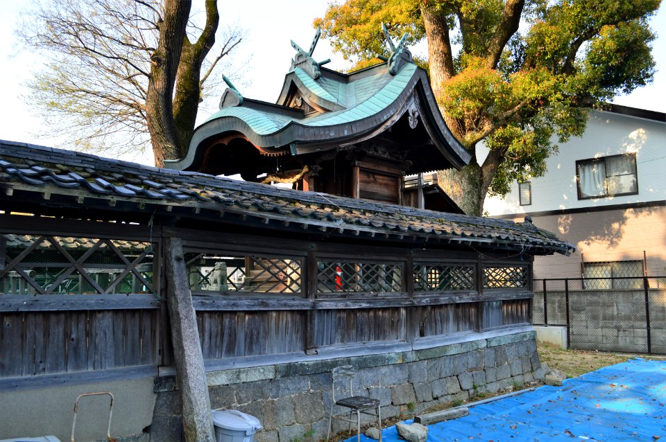 Kusumoto-jinja (Kinomoto, Yao), honden