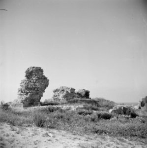 Kuststrook bij Caesarea met archelogische muurresten, Bestanddeelnr 255-1490