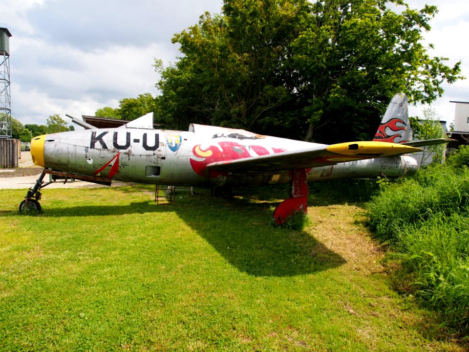KU-U F-84G Thunderjet in Aalborg Forsvars- og Garnisonsmuseum, pic3