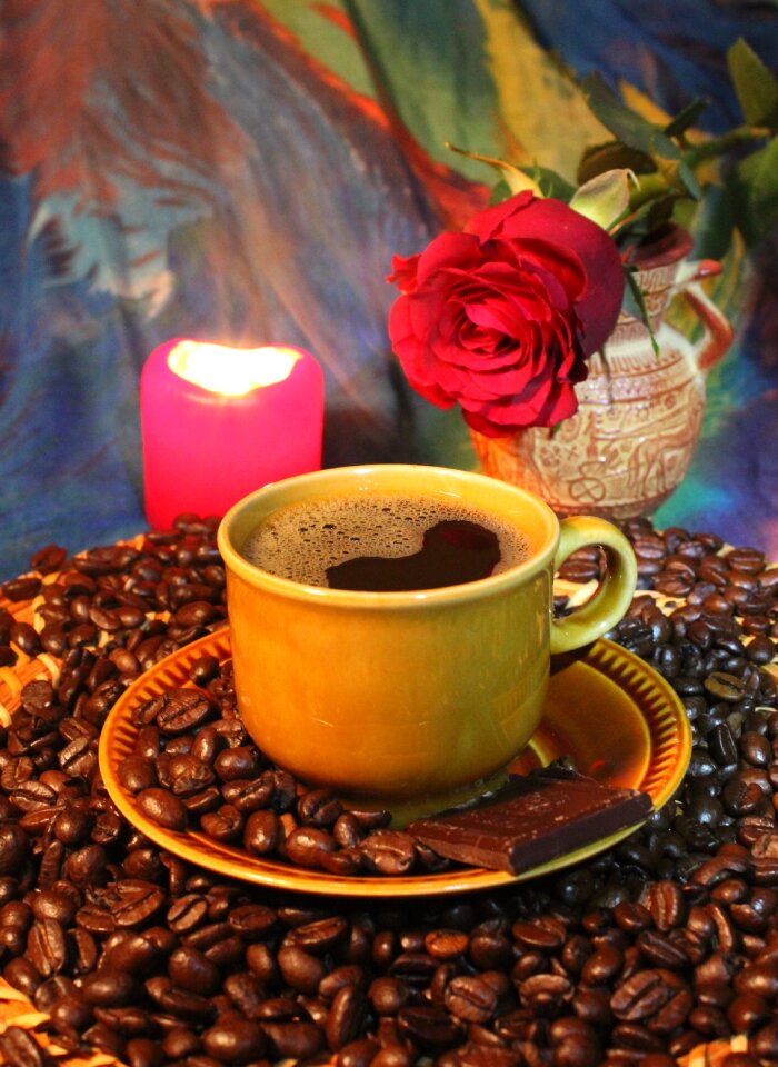 Coffee coffee beans cup of coffee