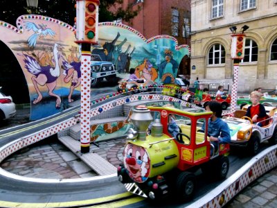 La Fête foraine - le petit train