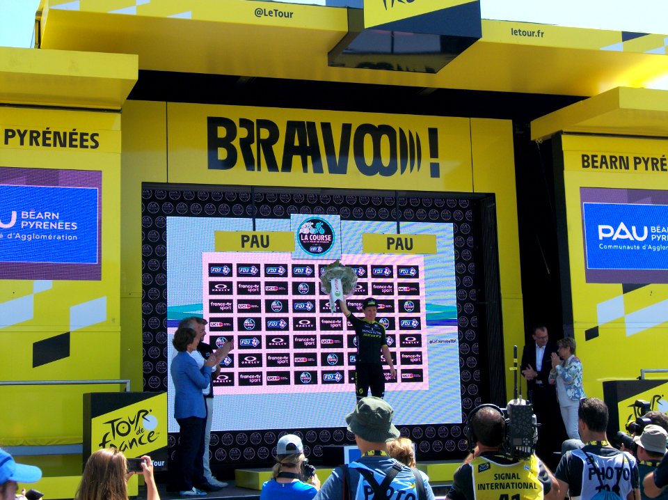 La course by Le Tour de France 2019 à Pau - Podium meilleure combative