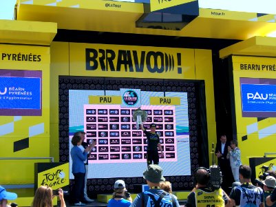 La course by Le Tour de France 2019 à Pau - Podium meilleure combative