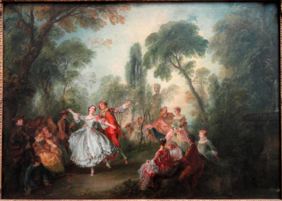 La Camargo Dancing by Nicolas Lancret, c. 1730, oil on canvas, view 1 - National Gallery of Art, Washington - DSC09961