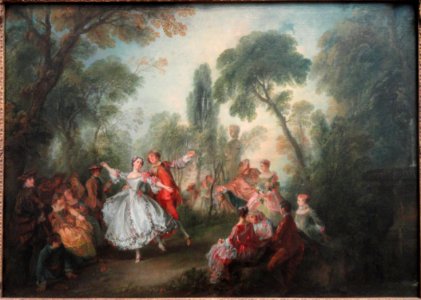 La Camargo Dancing by Nicolas Lancret, c. 1730, oil on canvas, view 1 - National Gallery of Art, Washington - DSC09961