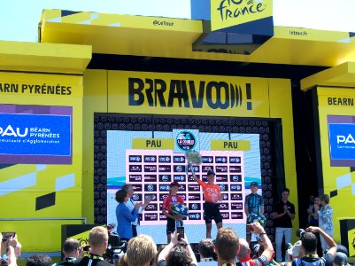 La course by Le Tour de France 2019 à Pau - Podium 01