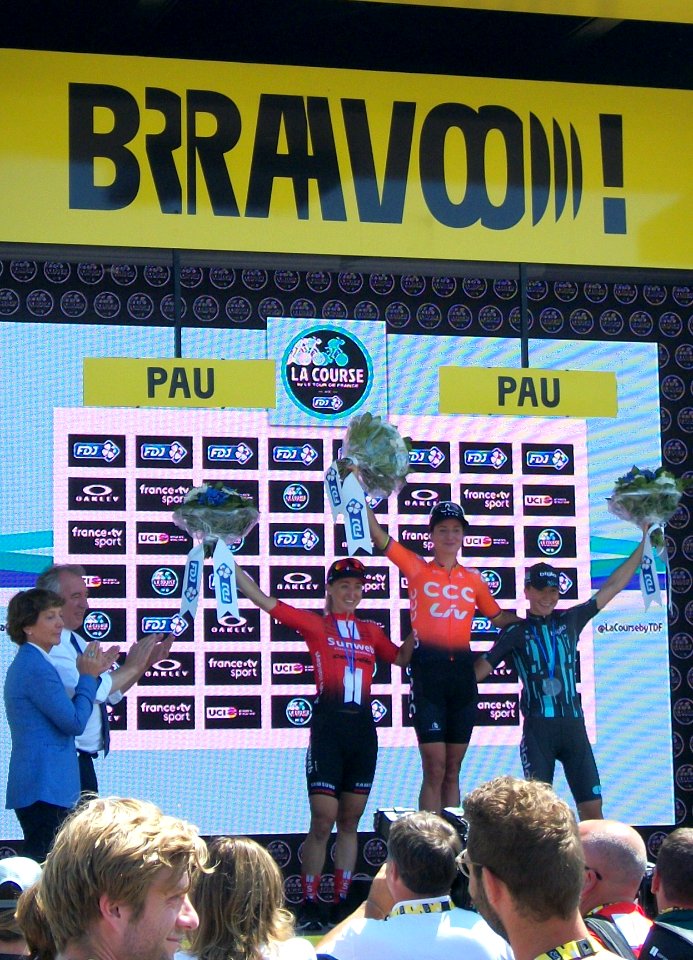 La course by Le Tour de France 2019 à Pau - Podium 02 (cropped)
