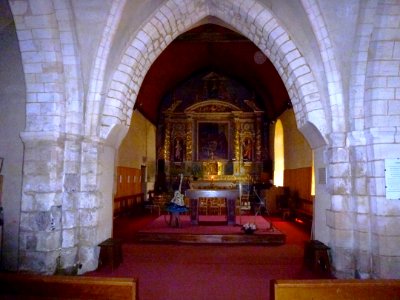 La Ferrière-sur-Risle (Eure, Fr) église Saint-Georges, intérieur