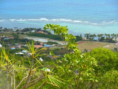 LA DESIRADE GUADELOUPE LAGON VU DE HAUT 2