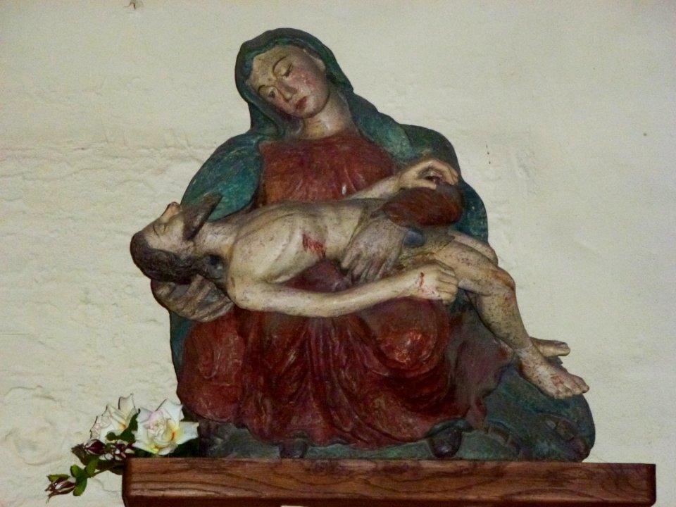 La Ferrière-sur-Risle (Eure, Fr) église Saint-Georges, statue pieta