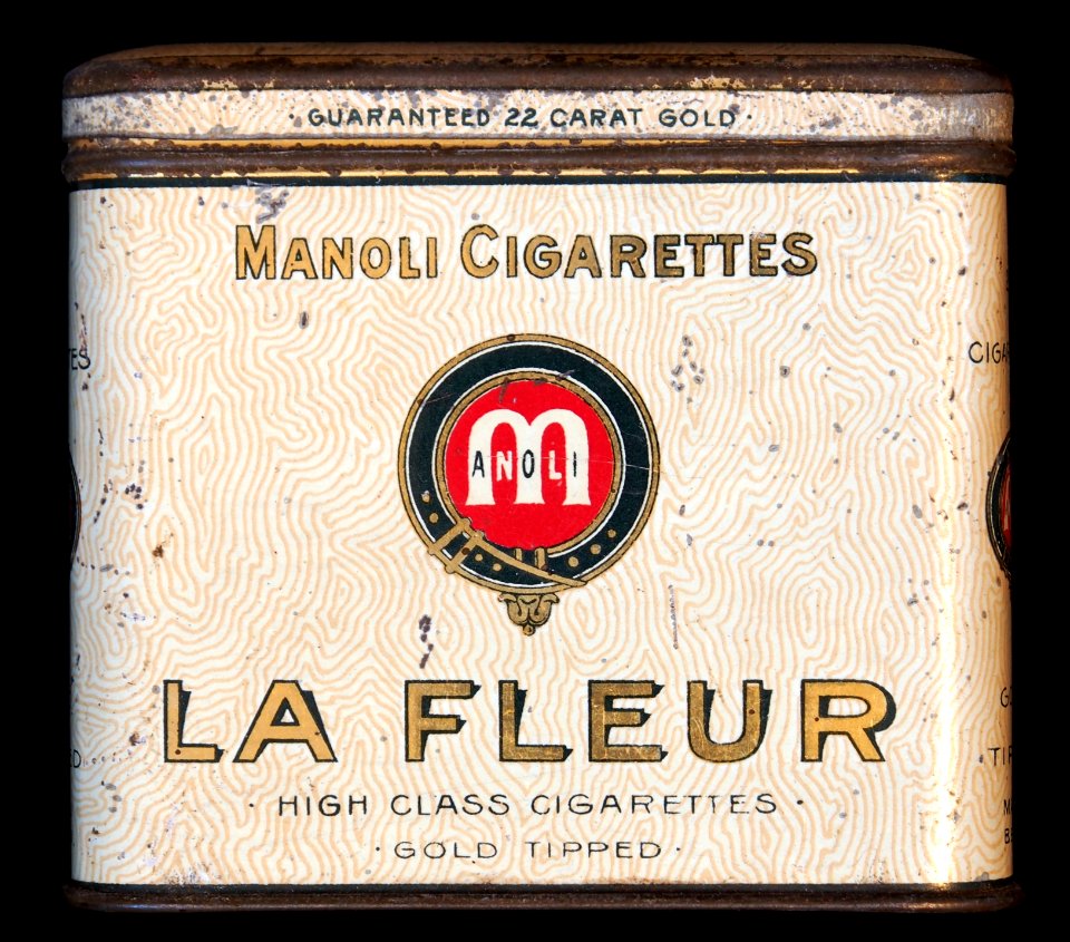 La Fleur cigarettes tin, front