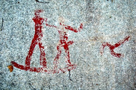 Lövåsen hällristningar människor Tanum 325 1