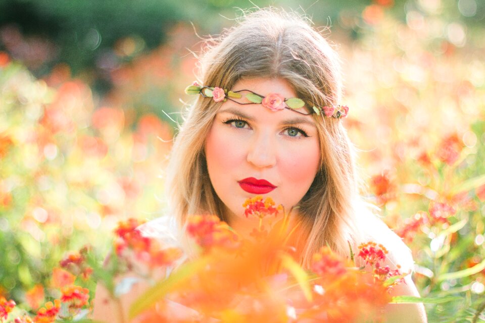 Outdoors portrait woman