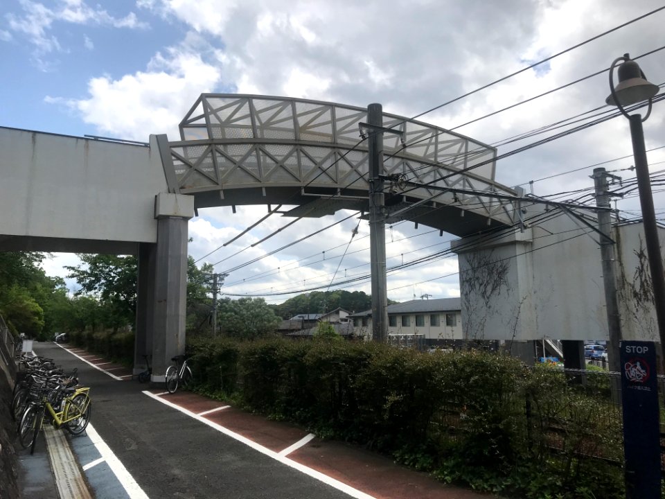 Kyoto seikadai mae station Palladio bridge 20200524