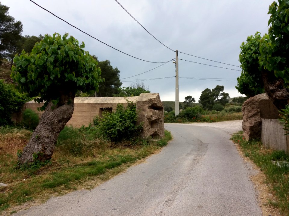 L'Estaque - Chemin de la Nerthe - Fortification allemande de la Seconde Guerre mondiale