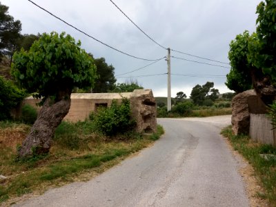 L'Estaque - Chemin de la Nerthe - Fortification allemande de la Seconde Guerre mondiale