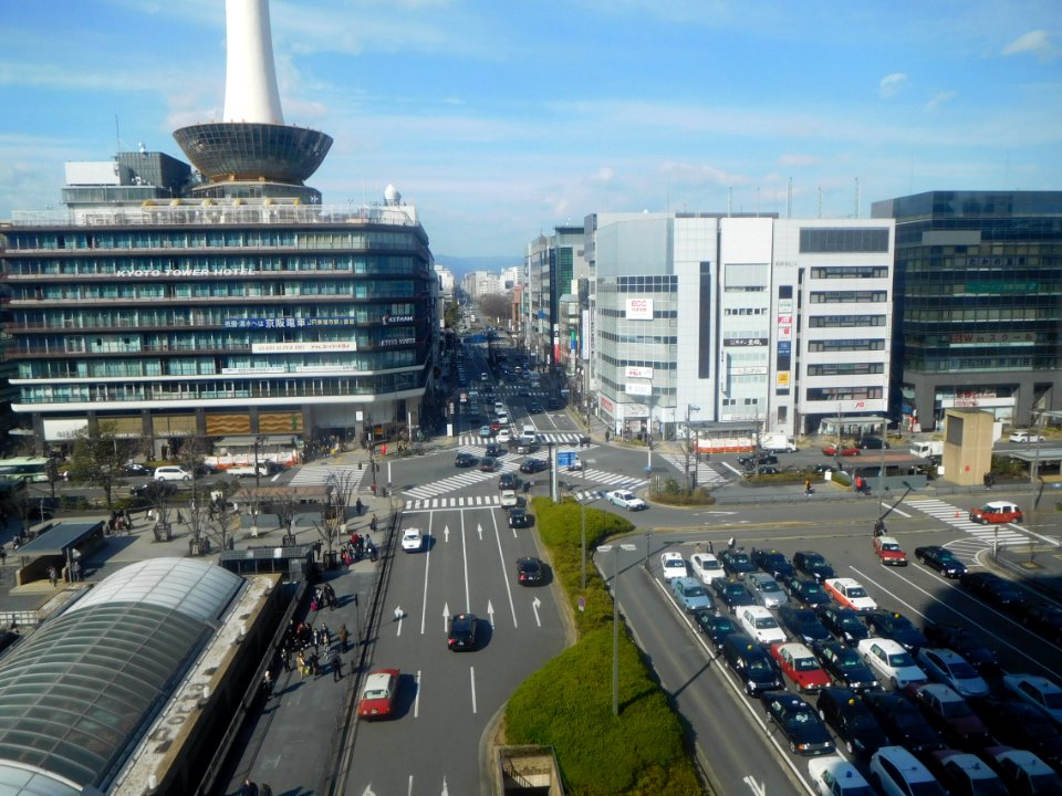 Kyoto Tower (view from Kyoto Station building) 003