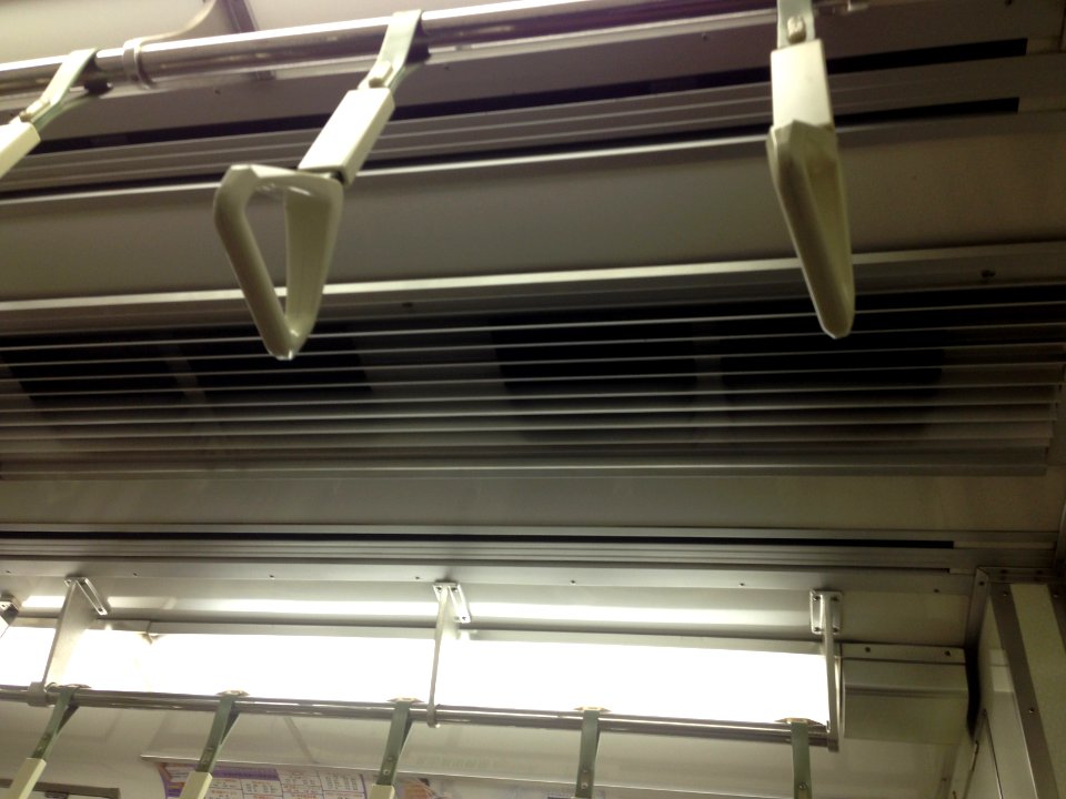 Kyoto subway 1303 ceiling