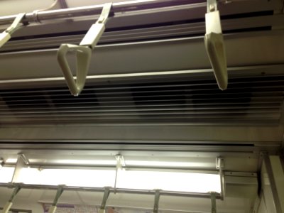 Kyoto subway 1303 ceiling