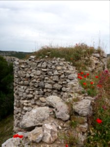 L'Estaque - Chemin de la Nerthe - Vestiges du château de l'Air - Détail 2