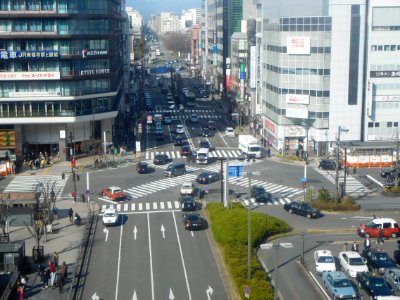 Kyoto Tower (view from Kyoto Station building) 004