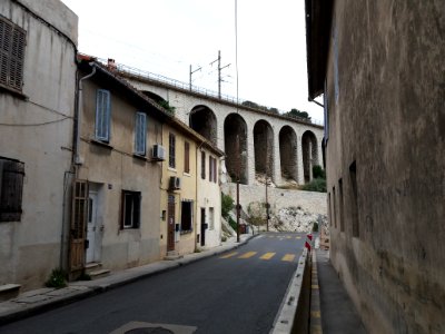 L'Estaque - Chemin de la Nerthe - Viaduc ferroviaire du Marinier