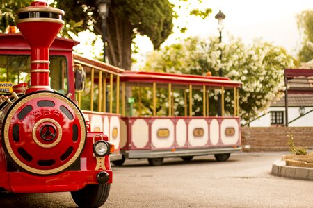 Ride train brown train