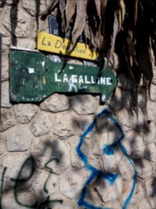 L'Estaque - Chemin de la Nerthe, plaque cachée