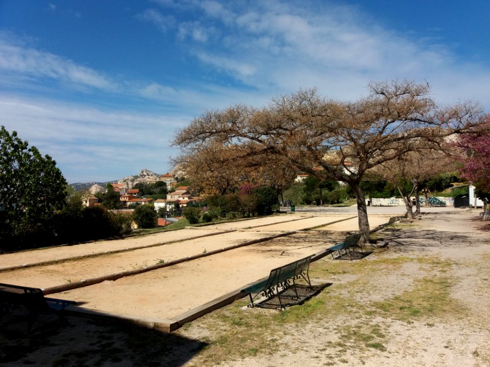 L'Estaque - Chemin de la Nerthe, terrain de pétanque