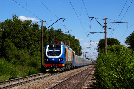 KZ4AT-0016, Казахстан, Карагандинская область, перегон Жана Караганды - Майкудук (Trainpix 201370)