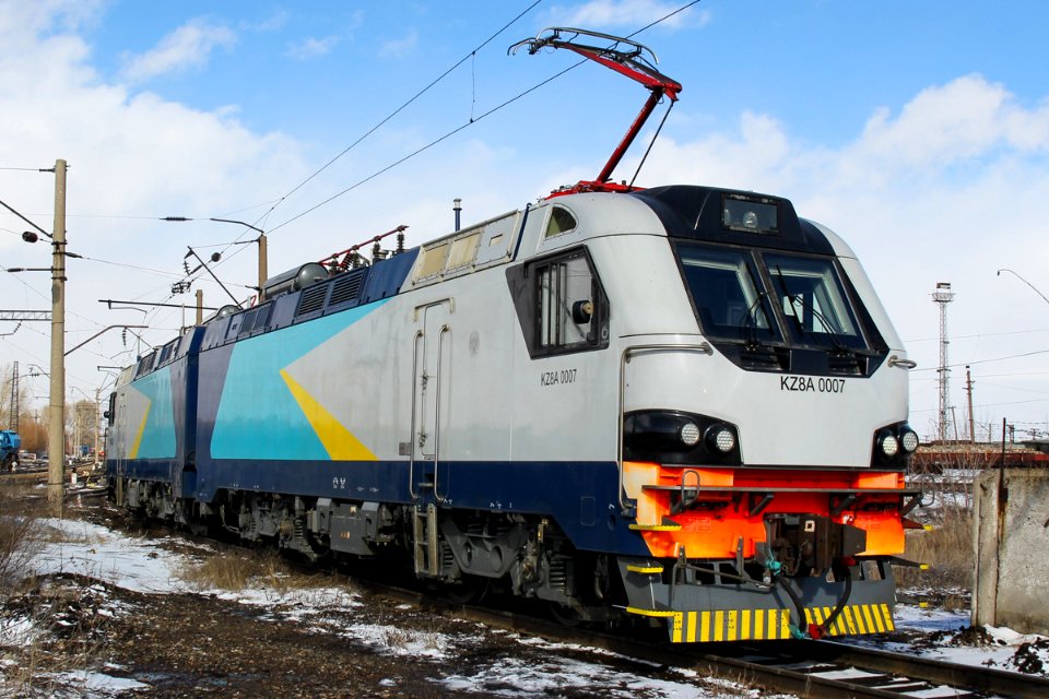 KZ8A-0007, Казахстан, Карагандинская область, депо Караганда-Сортировочная (Trainpix 157845)