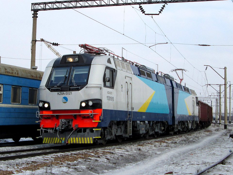 KZ8A-0021, Kazakhstan, Karaganda region, Karaganda-Sorting station (Trainpix 119754)
